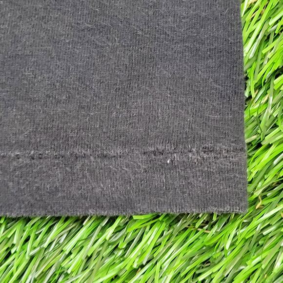 Vintage 90s Hockey Shirt M/L 20x25 Faded Black Hall-of-Fame - Picture 14 of 14